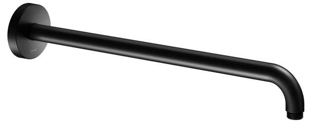 Держатель для верхнего душа настенный Keuco Universal 462 мм с круглым отражателем черный матовый 51688 370400