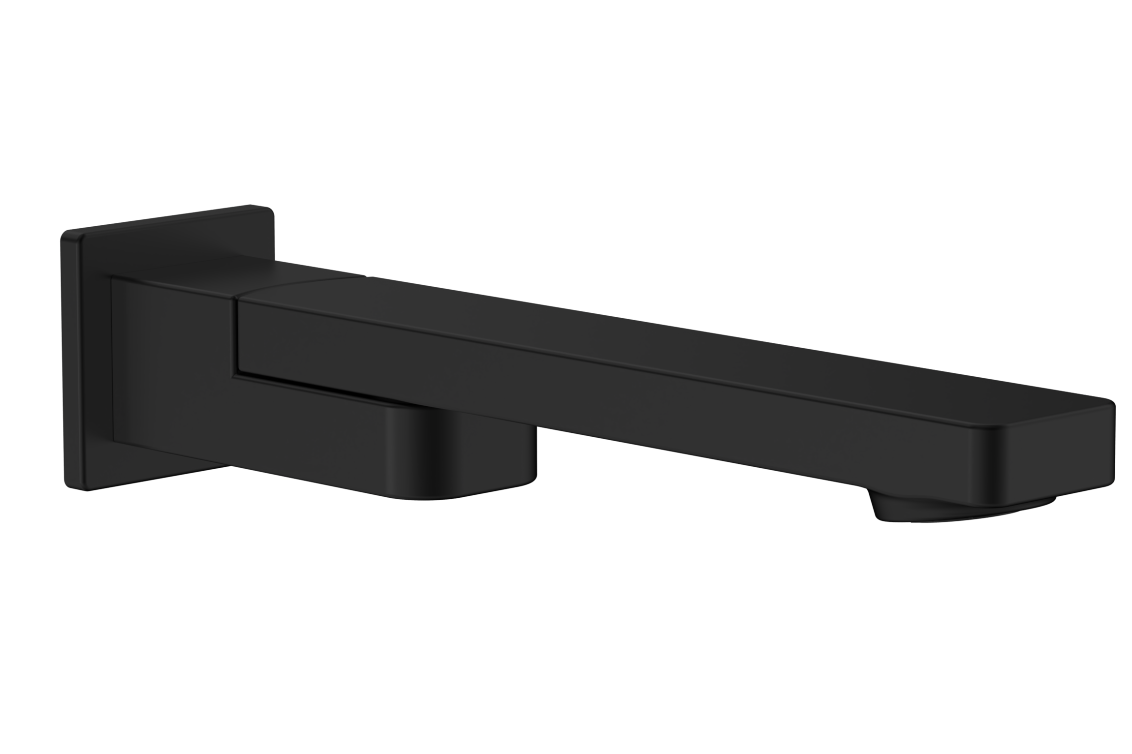 Излив встраиваемый поворотный AQUAMET 220 мм черный матовый AQM8304MB