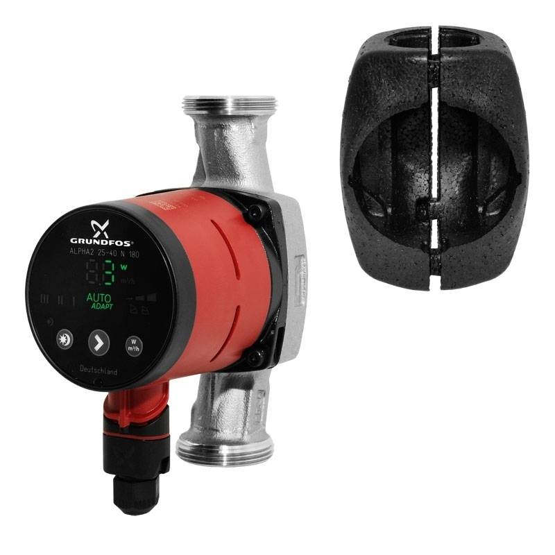 Насос циркуляционный Grundfos ALPHA2 25-40 N 180 мм из нержавеющей стали 99411365