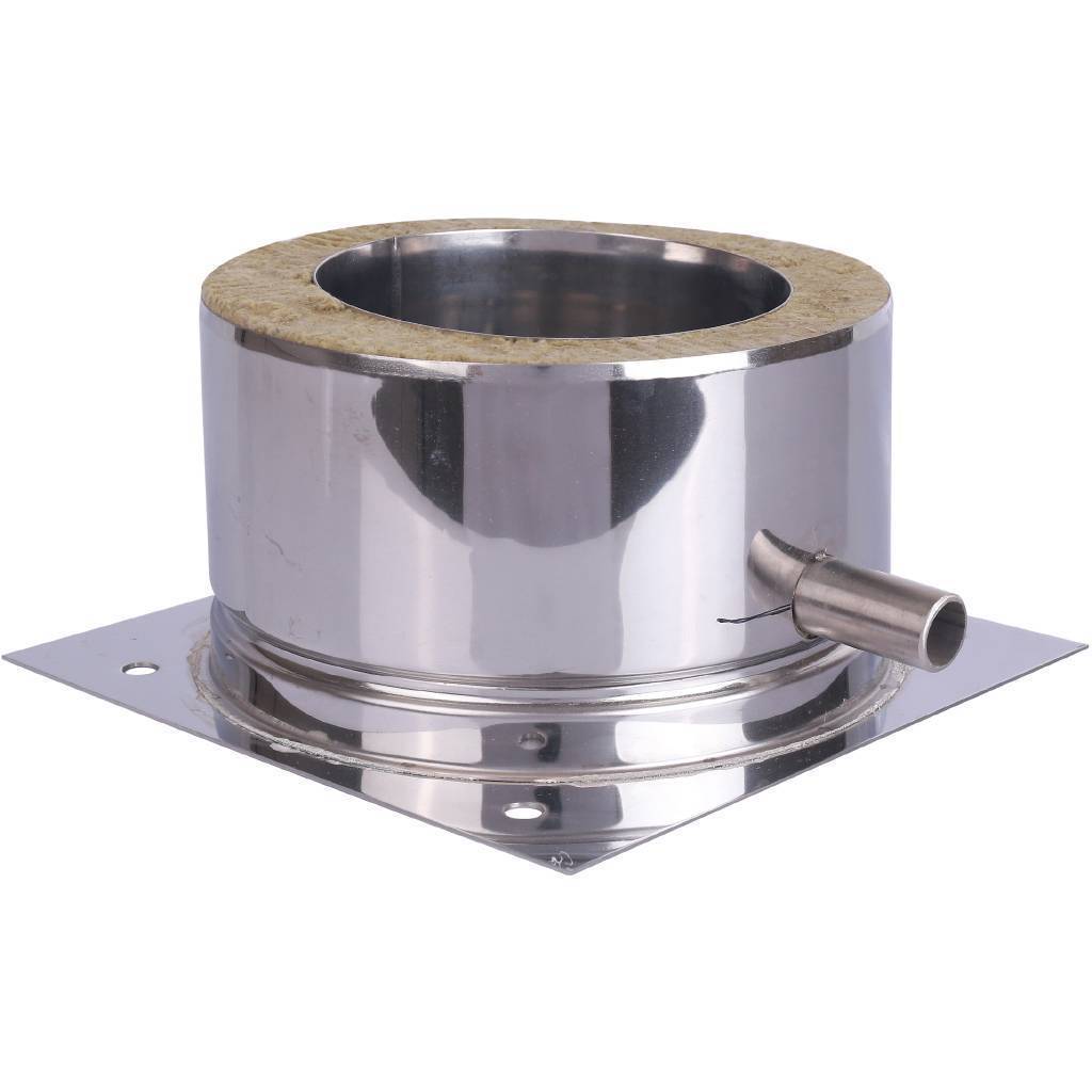 Пластина основания JEREMIAS ДКВ06 с боковым выпуском конденсата 130 мм ДКВ06 130