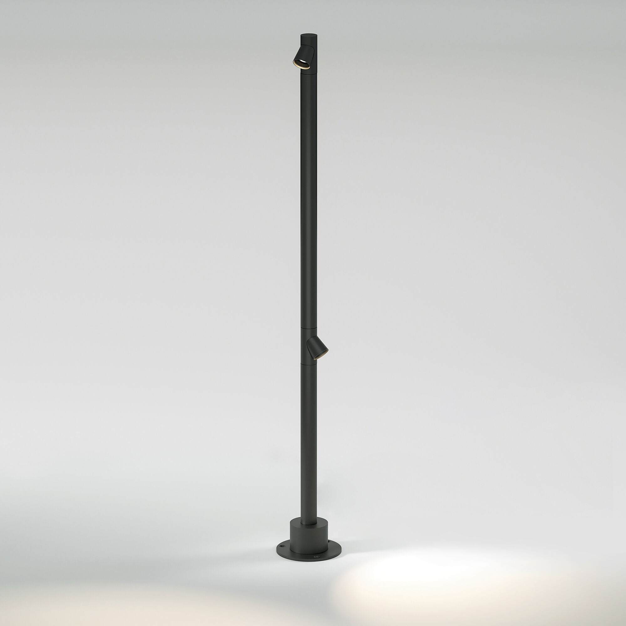 Светильник садово-парковый светодиодный поворотный Rone черный 35175/F черный