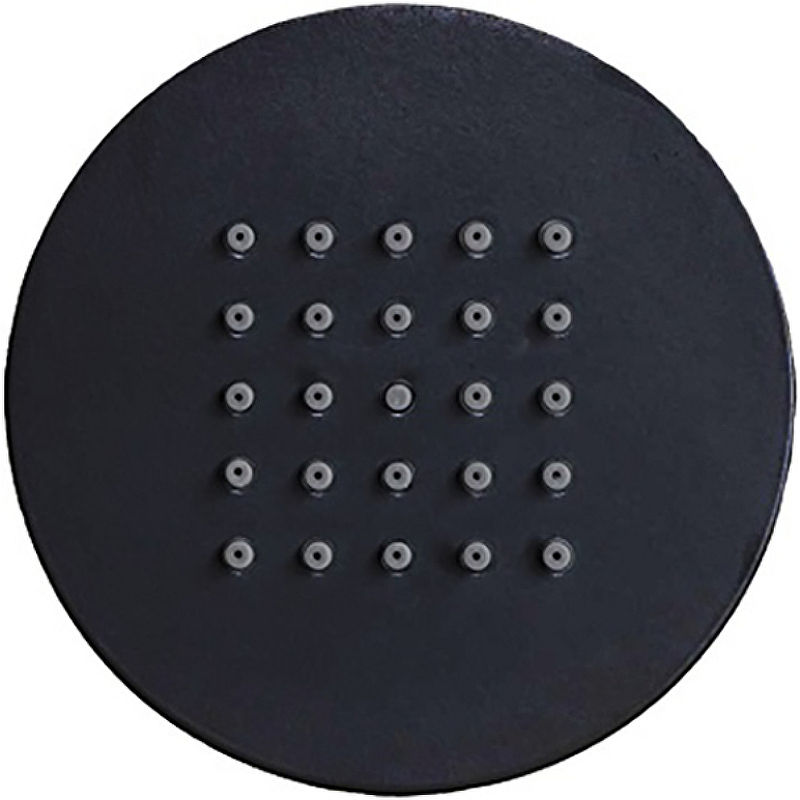 Форсунка боковая BOSSINI TONDO FLAT WALL 100x100 мм черный матовый I00175.073