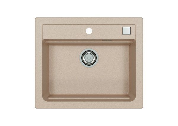 Мойка кухонная Alveus ATROX 30 Granital Terra G22 590x500 мм с сифоном 1131993/1132823