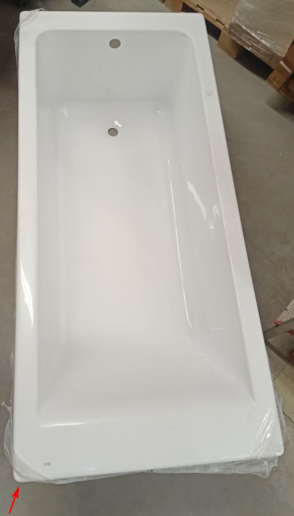 Ванна акриловая Roca Easy 1800x800 мм 275 л прямоугольная белая 248618000