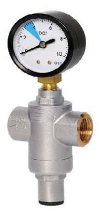 Редуктор давления поршневой ELSEN 1 В PN25 с манометром EPR04.1010