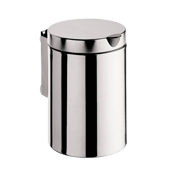 Ведро для мусора emco System2 с крышкой 3 л подвесное хром 3553 001 00
