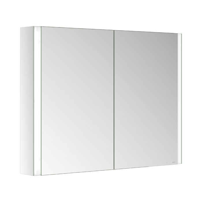 Зеркальный шкаф Keuco Somaris 100x71x12.8 см 2-дверный IP 44 14503002100