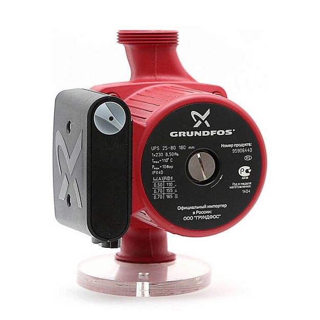 Насос циркуляционный Grundfos UPS 25-80 180 мм 95906429