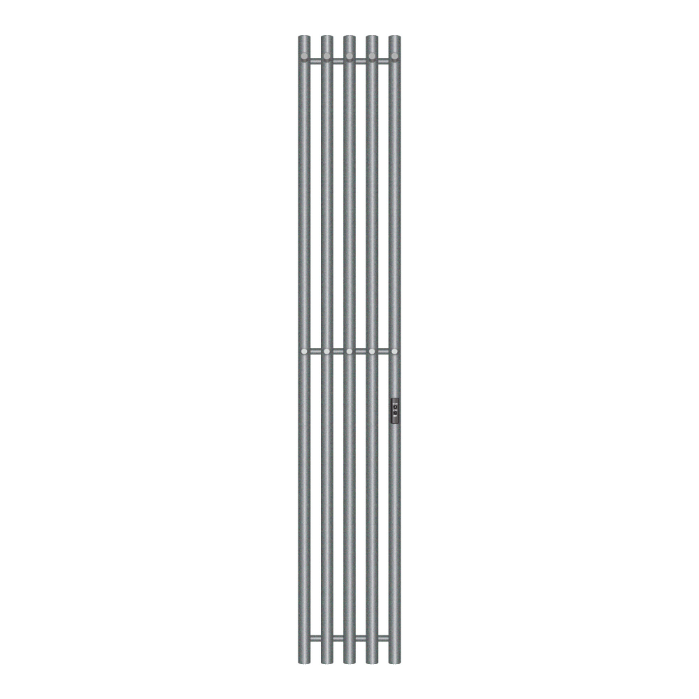 Полотенцесушитель электрический Primoclima Sol R C E Graphite 1500x240 мм 5 секций PCSolRCEGR150245