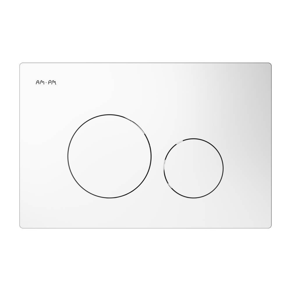 Клавиша для инсталляции пневматическая AM.PM Pro S пластик белый I049001