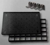 Набор решеток и крючков для мойки SANIT антрацит 60.006.00.0099