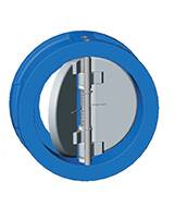 Клапан обратный двухстворчатый Tecofi DN125 PN16 межфланцевый CB3448N-EP0125