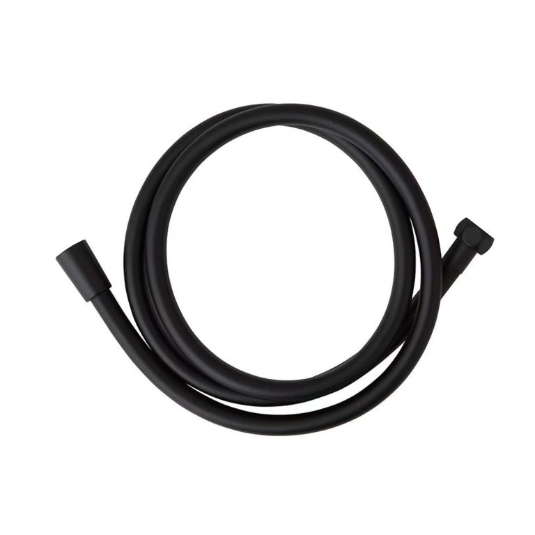 Шланг душевой Aquame ПВХ 1500 мм с защитой от скручивания черный AQM1500B