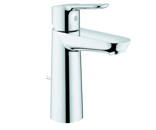 Смеситель для раковины GROHE BauEdge со сливным гарнитуром 5,7 л/мин 23758000
