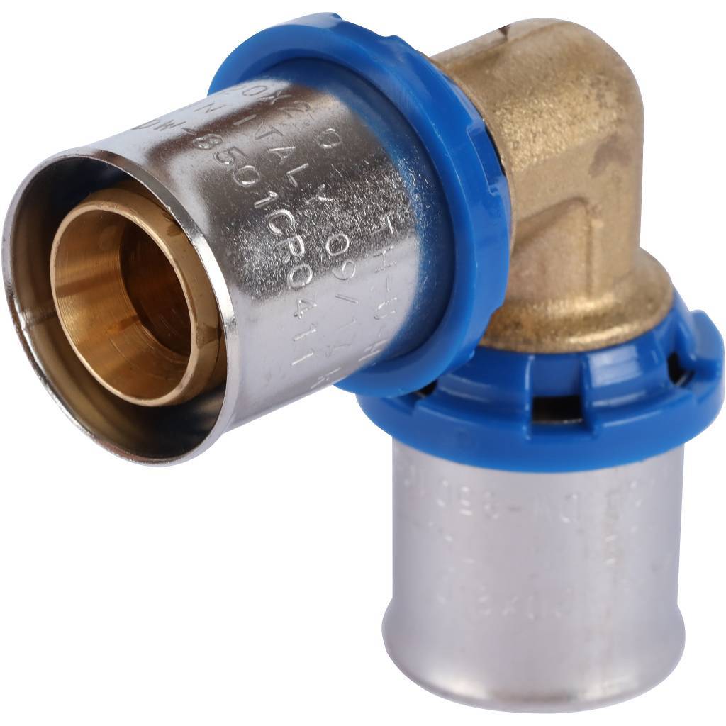 Угольник прессовой APE 90° 20х20 для металлопластиковых труб ARL3200220