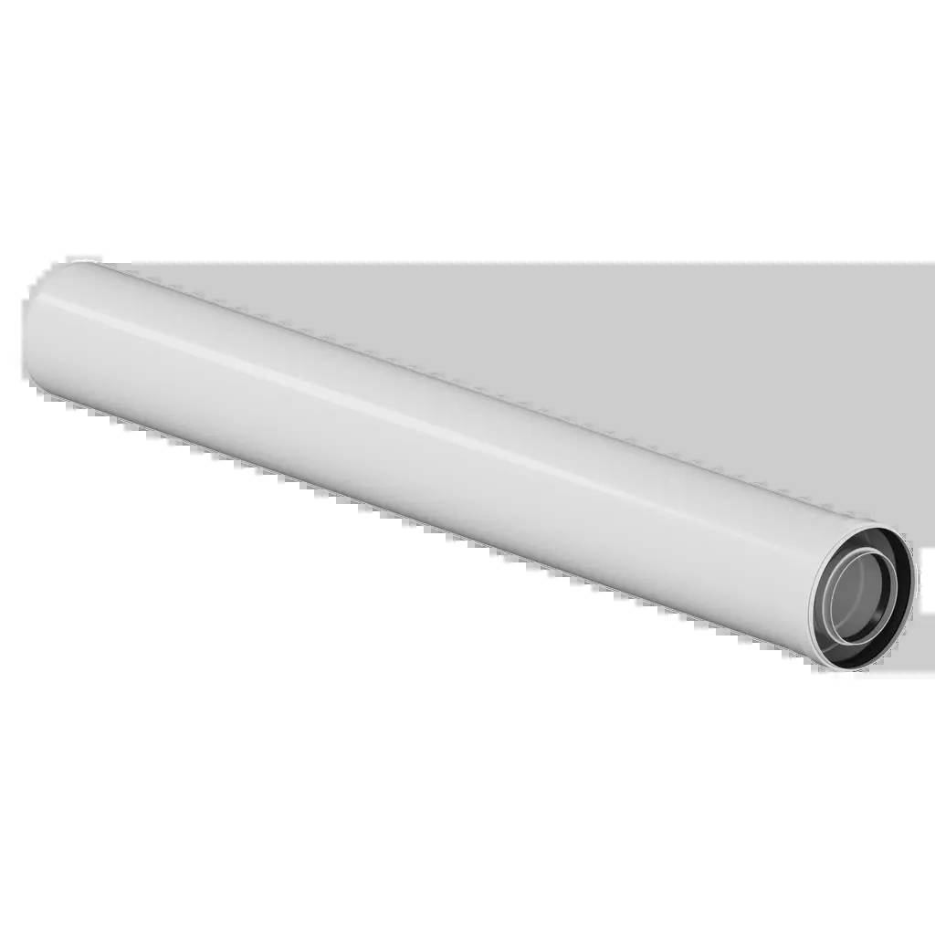 Удлинитель коаксиальный конденсационный ROMMER 80/125 мм L 1000 мм RCA-8012-001000