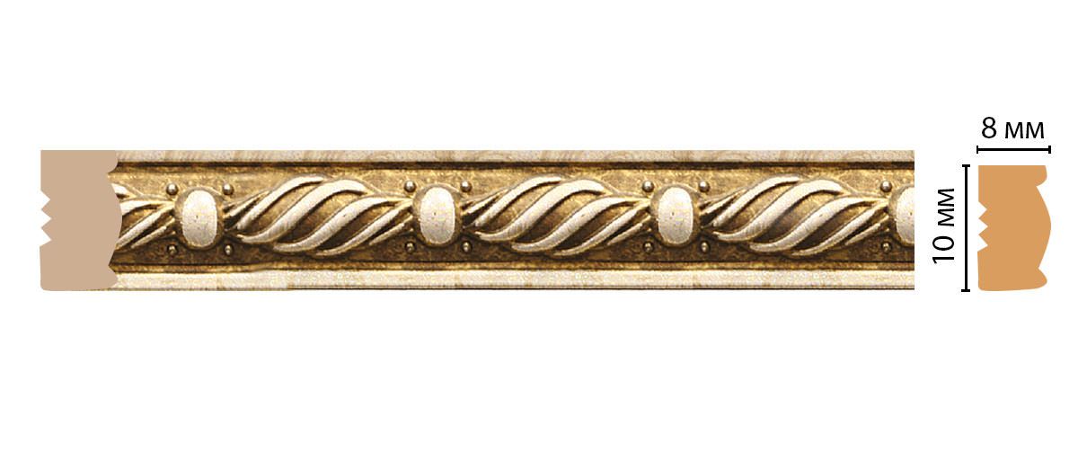 Молдинг DECOMASTER 107-17 10x8x2400 мм 107-17