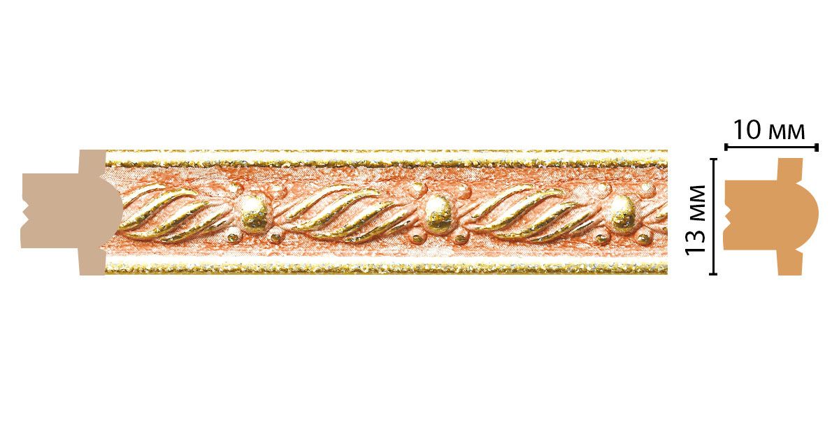 Молдинг DECOMASTER 189-34 13х10х2400 мм 36728