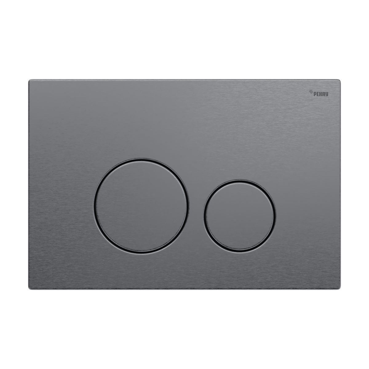 Панель смыва REHAU NOVA ORB STEEL брашированный графит 19102621001