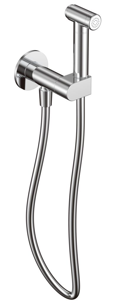 Гигиенический душ AQUAMERIT Novara комплект скрытого монтажа хром AQM6927CR