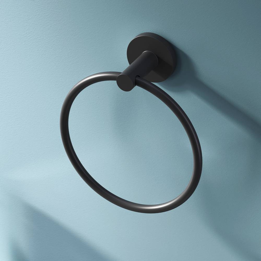 Кольцо для полотенец AM.PM X-Joy настенное черный A85A34422