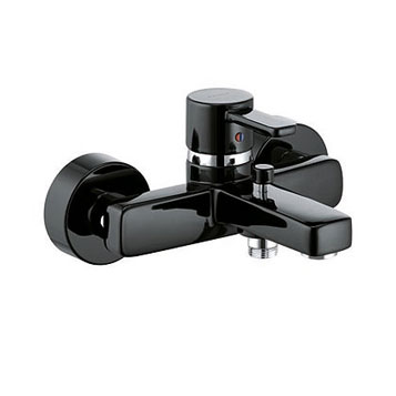 Смеситель для ванны Kludi Zenta черный/хром 386708675