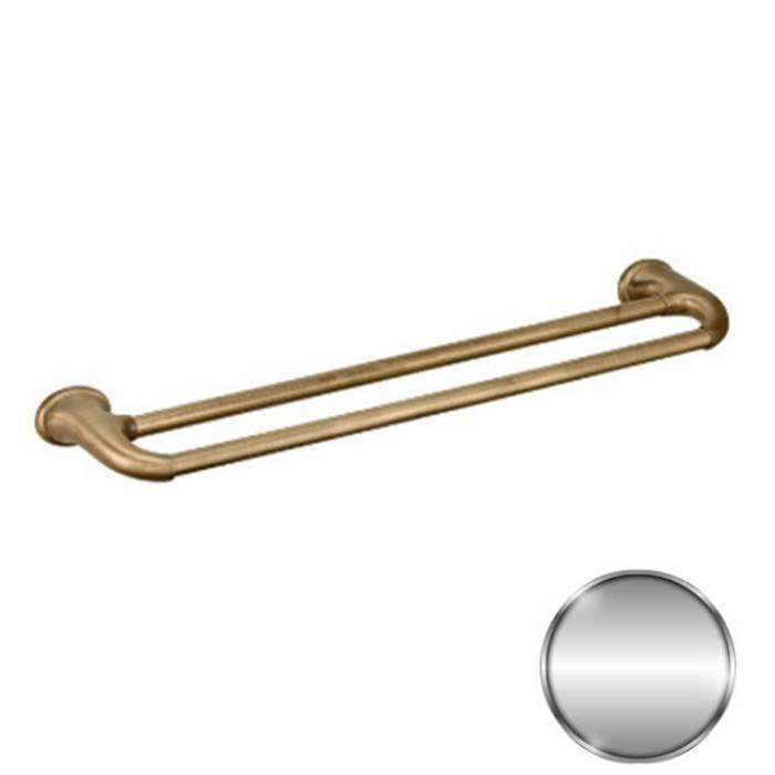 Полотенцедержатель двойной Daniel Revival подвесной 60 см хром REPS978 cr