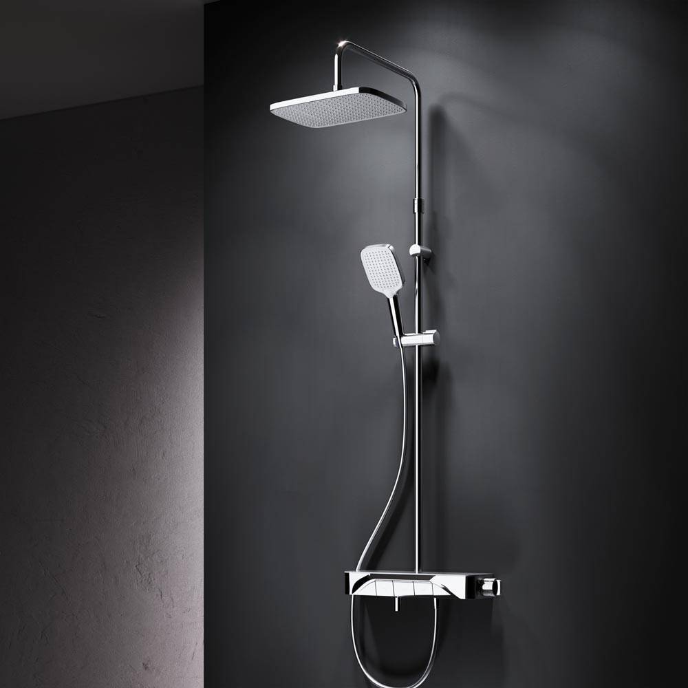 Душевая система со смесителем-полкой для ванны AM.PM Func F078F700