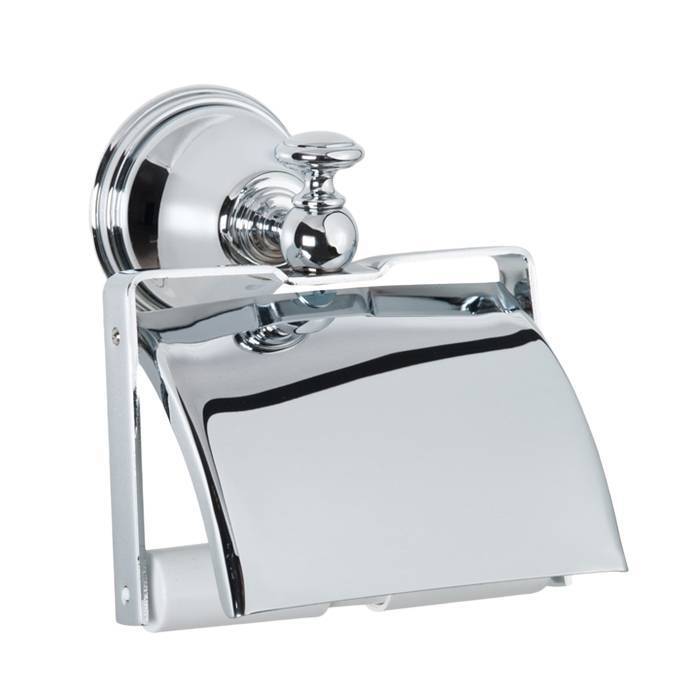 Держатель для туалетной бумаги с крышкой Tiffany World Harmony 219 подвесной хром TWHA219cr