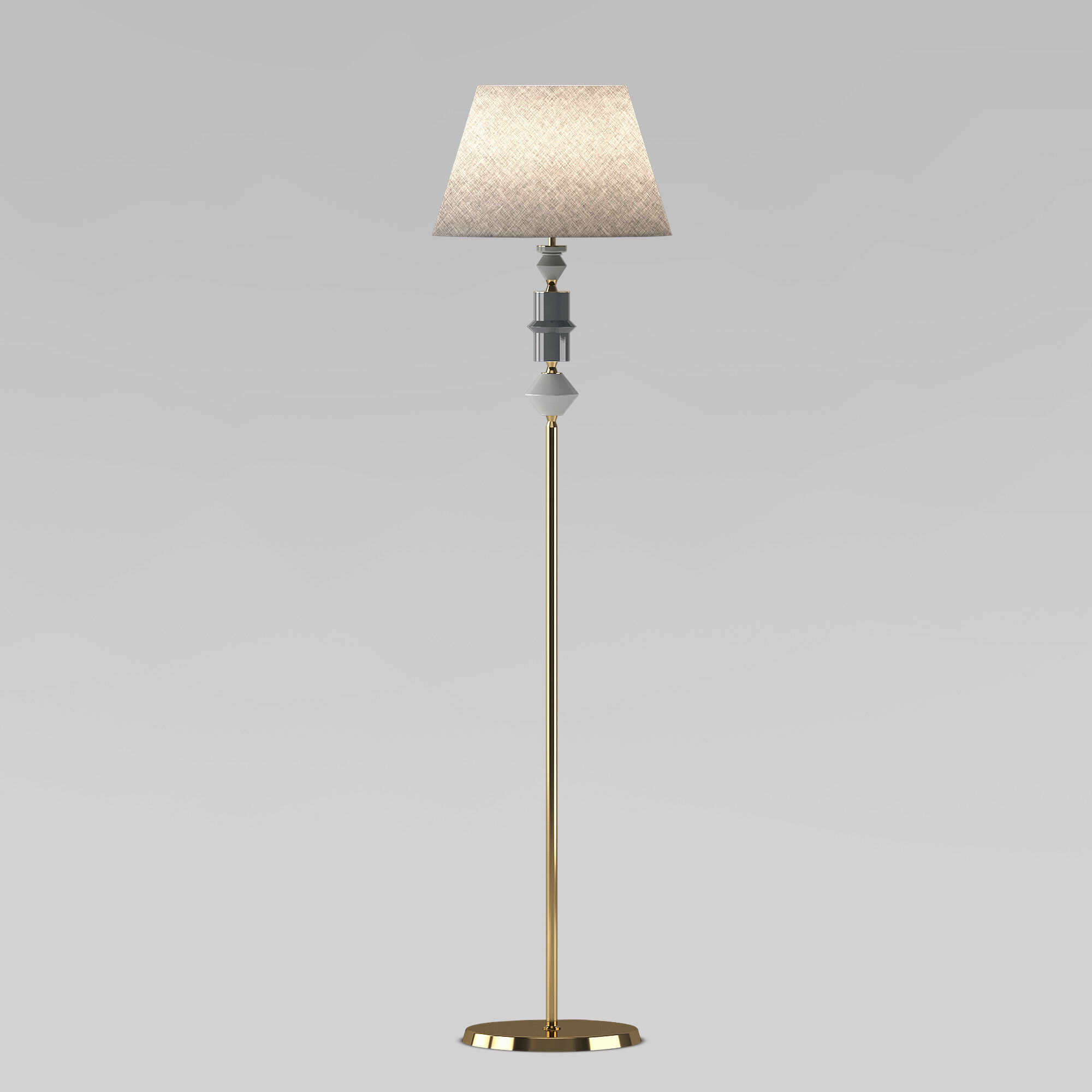 Торшер с декором из керамики 109012