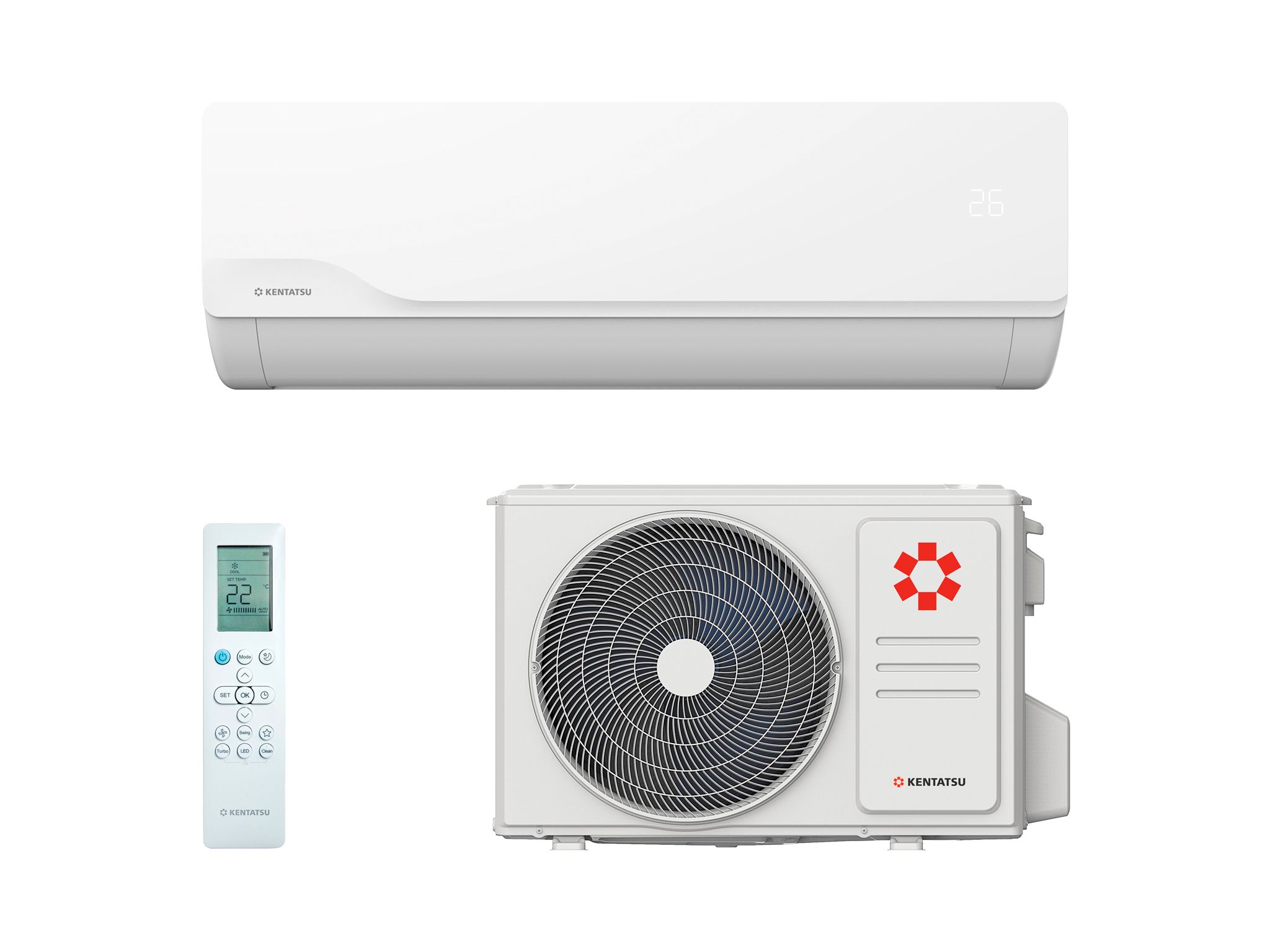 Сплит-система Kentatsu Kumo Inverter KSGKU26HZRN1/KSRKU26HZRN1