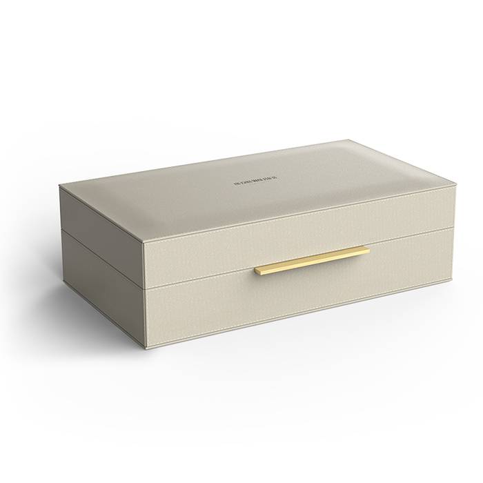 Коробка Decor Walther Brownie BOX L 30х18х9.5 см искусственная кожа песочный 0939847