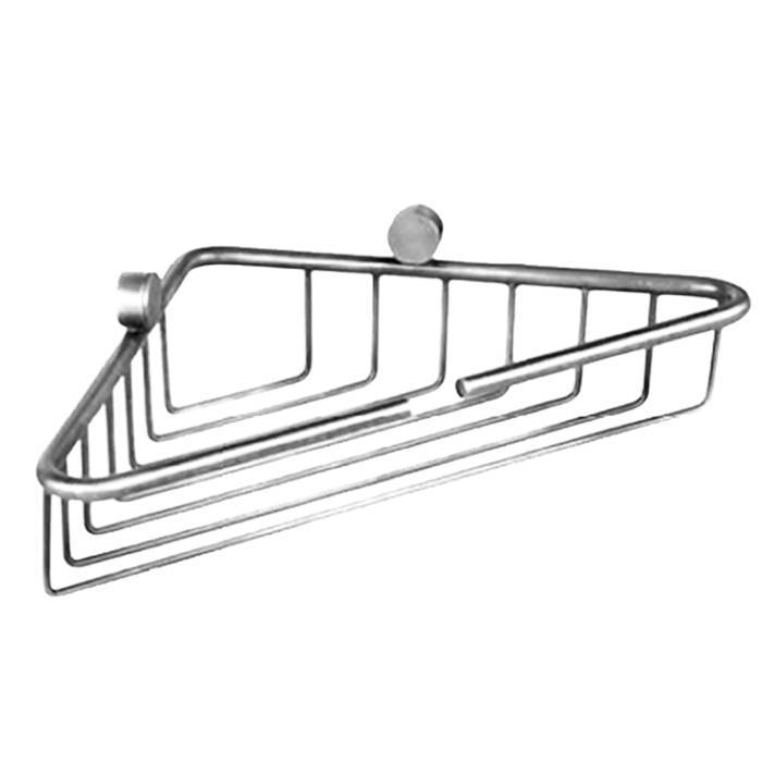 Полка-решетка для ванной угловая TW Bristol 534 подвесная 21x21x5 см хром TWBR534cr