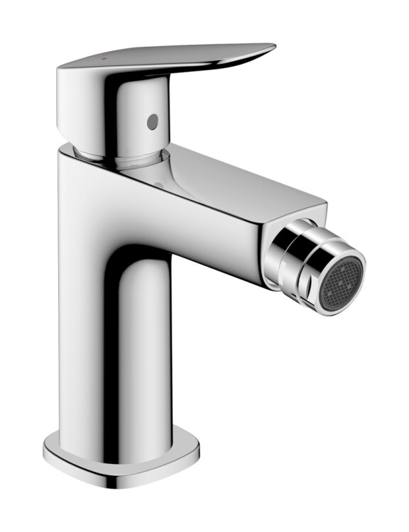 Смеситель для биде Hansgrohe Logis 110 Fine со сливным гарнитуром хром 71201000