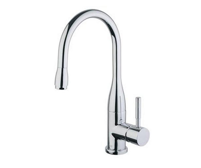 Смеситель для кухни Fiore XENON высокий излив-зонтик хром 44CR5455