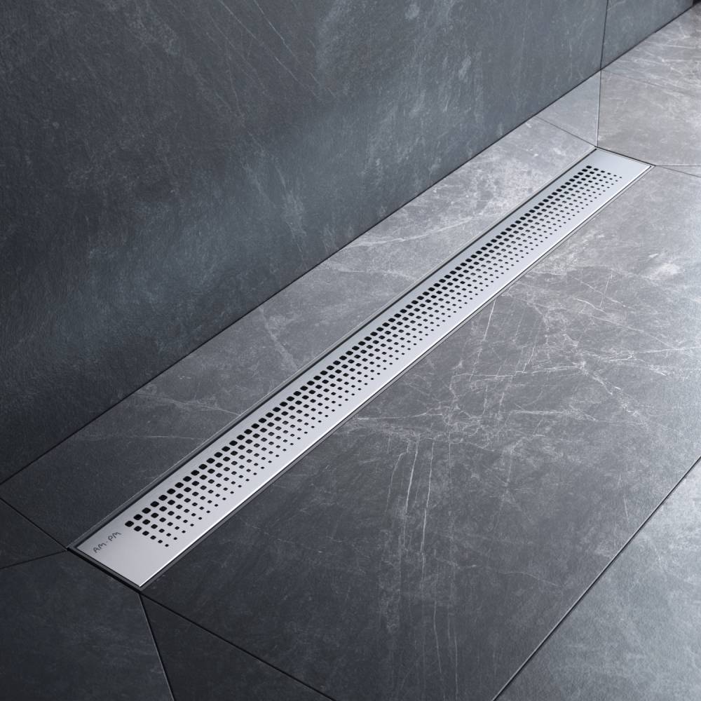 Трап для душа линейный AM.PM PrimeFlow универсальный затвор Cut Gradient 80 см W02SC-P11-080-01SB