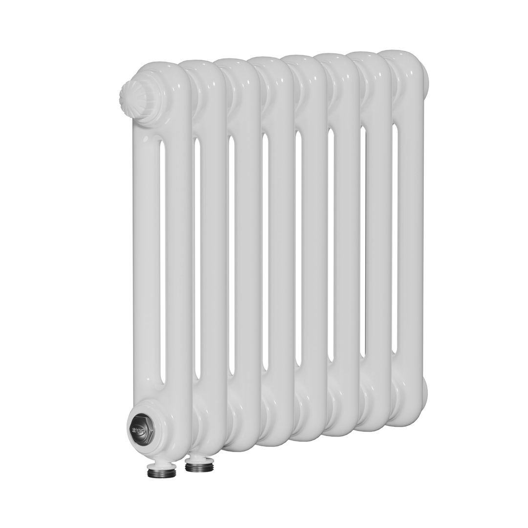 Радиатор трубчатый RIFAR TUBOG VENTIL 2052 14 секций нижнее подключение DV1 RAL 9016 TUB-2052-14-DV1-RAL 9016