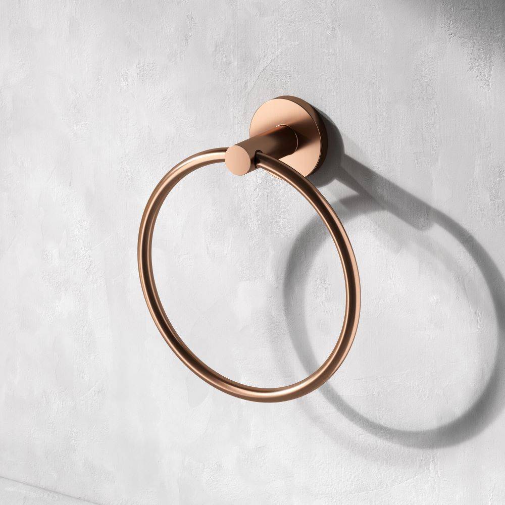 Кольцо для полотенец AM.PM X-Joy настенное розовое золото A85A34444