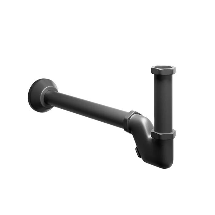 Сифон для раковины Kerama Marazzi с декоративной накладкой черный матовый 212KM.01.093