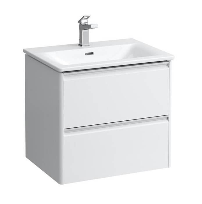 Комплект мебели Laufen Palace 600х450х545 мм с раковиной Slim 2 ящика белый матовый 8.6070.2.260.104.1