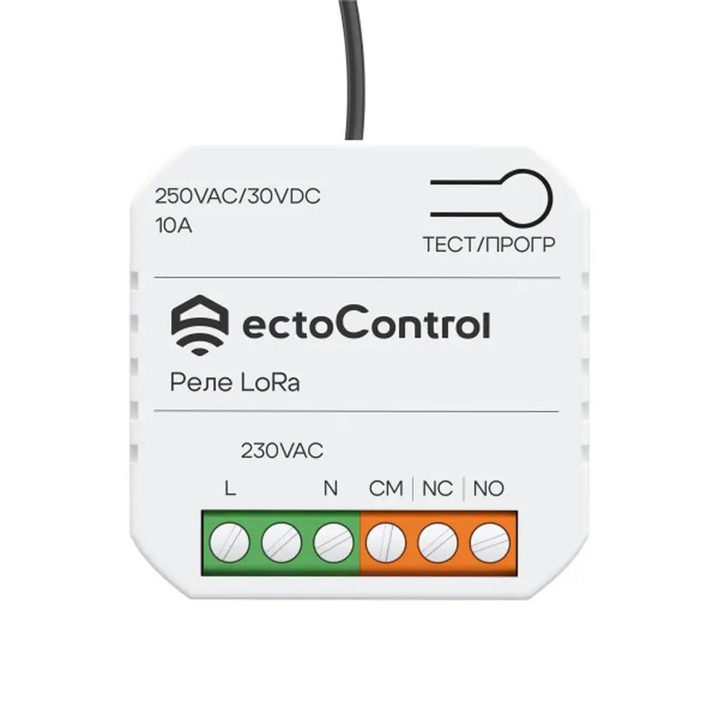 Беспроводное реле ectoControl 10 А LoRa ec01079