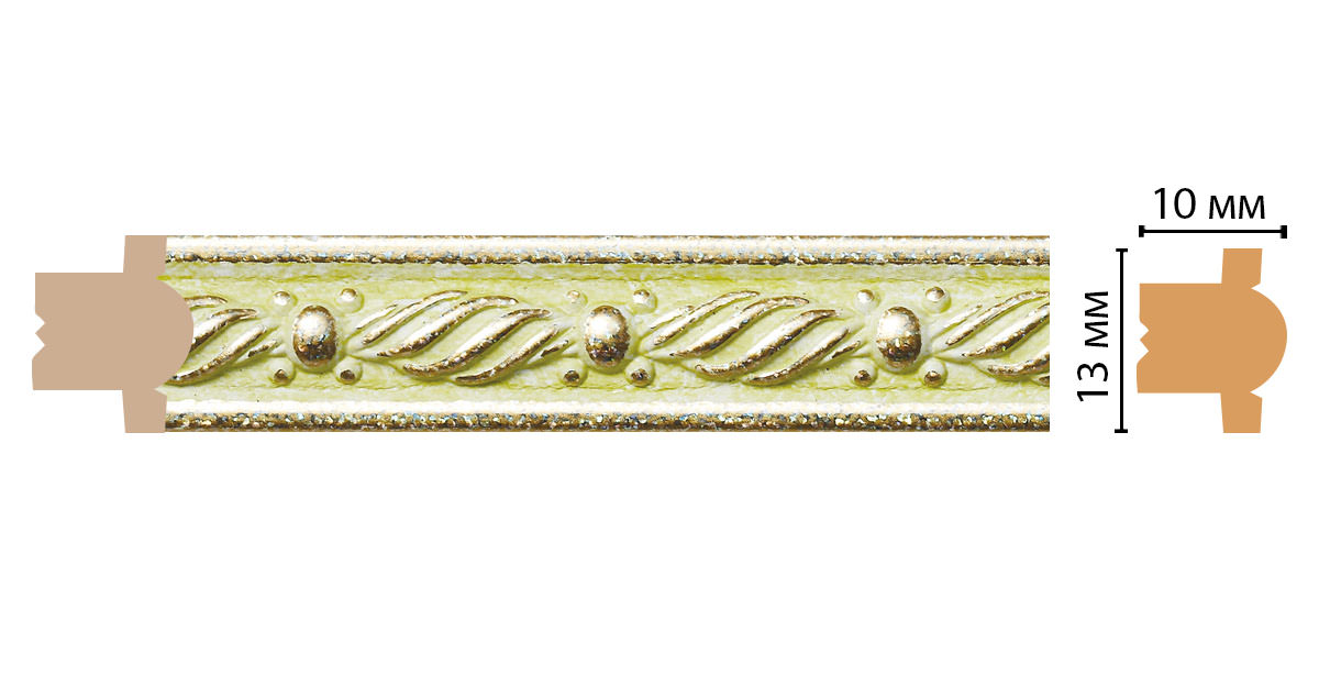 Молдинг DECOMASTER 189-37 13х10х2400 мм 189-37