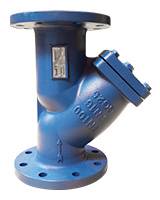 Фильтр сетчатый наклонный фланцевый Tecofi F3240N DN65 PN16 чугунный F3240N-0065