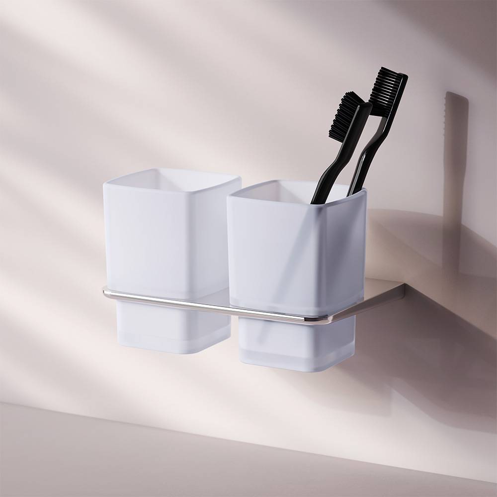 Стакан для зубных щеток двойной AM.PM Inspire V2.0 настенный A50A343400