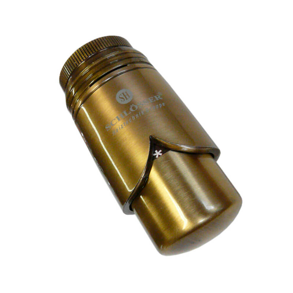 Термостатическая головка Schlosser Brillant DZ латунь 600500025