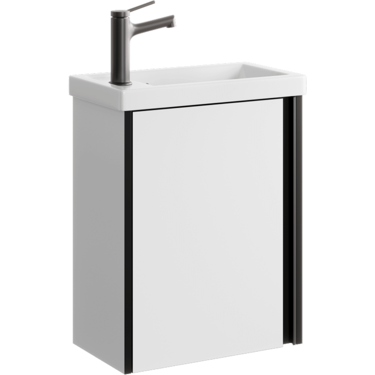 Тумба под умывальник AQUATON Urban 435х540х250 мм подвесная Белый URB0145W