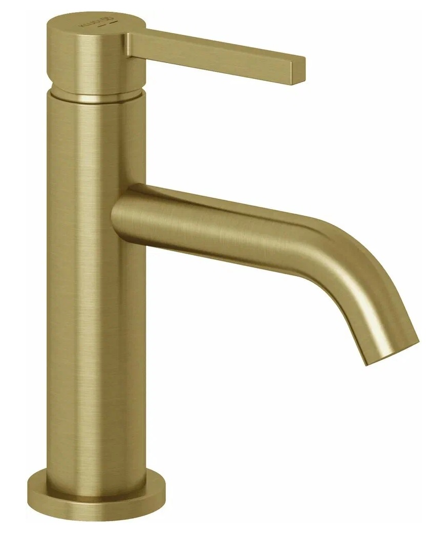 KLUDI-NOVA FONTE PURA смес. для умывальника 100 DN 15 без донного клапана Brushed Gold 20026N015