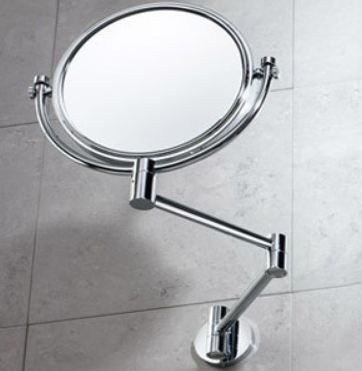 Зеркало косметическое настенное Sbordoni Accessori хром SB124CR