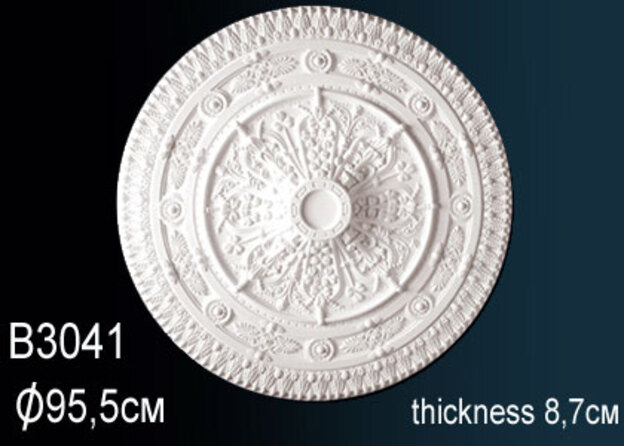 Розетка потолочная Perfect B3041 полиуретановая 410 мм B3041