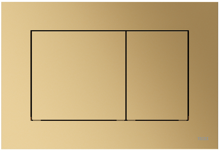 Панель смыва TECE TECEnow для унитаза 220х150х5 мм латунь металлик 9240419